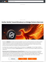 Stellar Builds Toward Breakout as Wedge Pattern Narrows - Brave New Coin