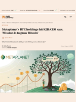 Metaplanet’s BTC holdings hit $2B: CEO says, 'Mission is to grow Bitcoin' - AMBCrypto