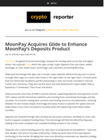 MoonPay Acquires Glide to Enhance MoonPay’s Deposits Product