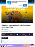 The Best Presales and Meme Coins for Explosive Growth Next Week