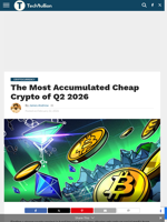 The Most Accumulated Cheap Crypto of Q2 2026 - TechBullion