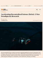 Accelerating Decentralized Science (DeSci): A New Paradigm for Research - AMBCrypto
