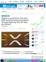 Ripple’s Long-Time CTO and XRP Architect David Schwartz To Step Back By End Of Year, Join Board ⋆ ZyCrypto