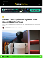 Former Tesla Optimus Engineer Joins Xiaomi Robotics Team - CoinCentral