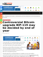 Controversial Bitcoin upgrade BIP-119 may be decided by end of year - The Crypto News Wire