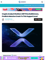 Crypto Analyst Shatters XRP Price Bullishness, Predicts Massive Crash To This Support Level