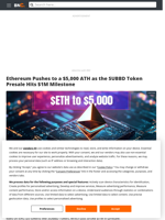 Ethereum Nears $5,000 as SUBBD Token Hits $1M in Presale