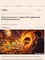 ‘Waste of resources'? – Jupiter CTO explains why JUP buybacks may end - AMBCrypto
