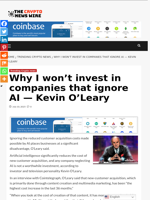 Why I won't invest in companies that ignore AI — Kevin O'Leary - The Crypto News Wire