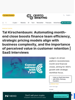 Tal Kirschenbaum: Automating month-end close boosts finance team efficiency, strategic pricing models align with business complexity, and the importance of perceived value in customer retention | SaaS Interviews