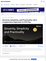 AD's Longtermism Approach to HTX Pay