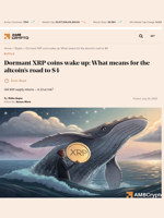 Dormant XRP coins wake up: What means for the altcoin's road to $4 - AMBCrypto