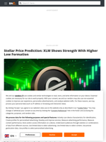 Stellar Price Prediction: XLM Shows Strength With Higher Low Formation - Brave New Coin