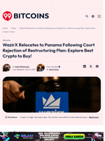 WazirX Shifts Base to Panama After Court Ruling