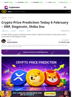 Crypto Price Prediction Today 6 February – XRP, Dogecoin, Shiba Inu