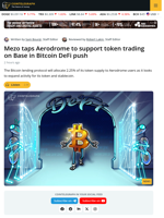 Mezo Taps Aerodrome To Support Token Trading On Base