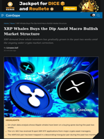 XRP Whales Buys the Dip Amid Macro Bullish Market Structure