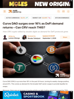 Curve DAO surges over 16% as DeFi demand returns – Can CRV reach THIS? - AMBCrypto