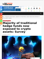 Majority of traditional hedge funds now exposed to crypto assets: Survey - The Crypto News Wire