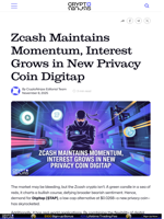 Zcash Maintains Momentum, Interest Grows in New Privacy Coin Digitap
