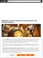 BNB Nears $1,130 as Analysts Eye Key Resistance and Parabolic Advance - Brave New Coin