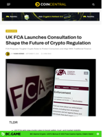 UK FCA Launches Consultation to Shape the Future of Crypto Regulation