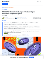 MOONPIG Falls 30% in a Day: Did a Whale Trigger the Crash?