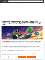 Pepe (PEPE) Coin Price Prediction: Smart Money Fuels Bullish Surge as Analysts Eye $0.000015–$0.000016 Target Zone - Brave New Coin