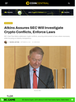 Atkins Assures SEC Will Investigate Crypto Conflicts, Enforce Laws - CoinCentral
