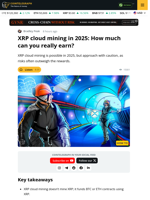 XRP Cloud Mining 2025: Real Earnings, Risks & Alternatives