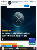 XRP News: XRP's Bullish Five-Wave Pattern Targets $15 | Live Bitcoin News
