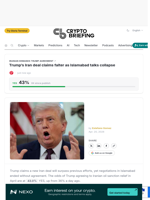 Trump's Iran deal claims falter as Islamabad talks collapse