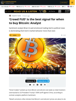 FUD and Politics Are Driving Bitcoin in 2025