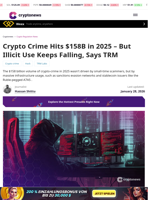 TRM: Crypto Crime Surges to $158B in 2025`