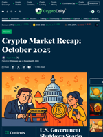 Crypto Market Recap: October 2025 - Crypto Daily