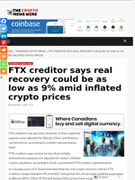 FTX creditor says real recovery could be as low as 9% amid inflated crypto prices - The Crypto News Wire