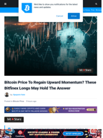Bitcoin Price To Regain Upward Momentum? These Bitfinex Longs May Hold The Answer | Bitcoinist.com