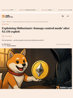 Explaining Shibarium's 'damage control mode' after $2.4M exploit - AMBCrypto