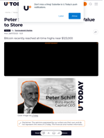 Peter Schiff: Bitcoin Has No Real Value to Store