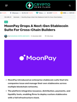 MoonPay Drops A Next-Gen Stablecoin Suite For Cross-Chain Builders - Crypto News Flash