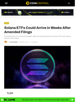Solana ETFs Could Arrive in Weeks After Amended Filings