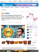 DTX Exchange Announces Final Presale Token Price As It Approaches Its Conclusion