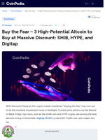 Frontrunning the Market – SHIB Coin, HYPE, & $TAP