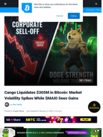 Cango Sells $305M $BTC: $MAXI Sees Gains