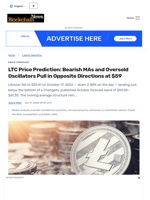 LTC Price Prediction: Bearish MAs and Oversold Oscillators Pull in Opposite Directions at $59 - Blockchain.News