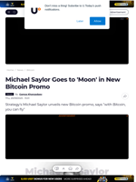 Michael Saylor Goes to 'Moon' in New Bitcoin Promo - U.Today