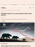 Chainlink team deposits 18.75 million tokens worth $387 million