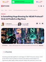 Is Something Big Brewing for Near? Grok AI Predicts a Huge Move