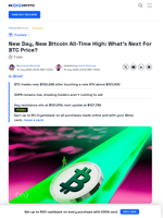 Bitcoin Price Hits New All-Time High: What's Next?