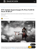 KYC Update Supercharges Pi; Price To $1 Or Stuck At
$0.2?